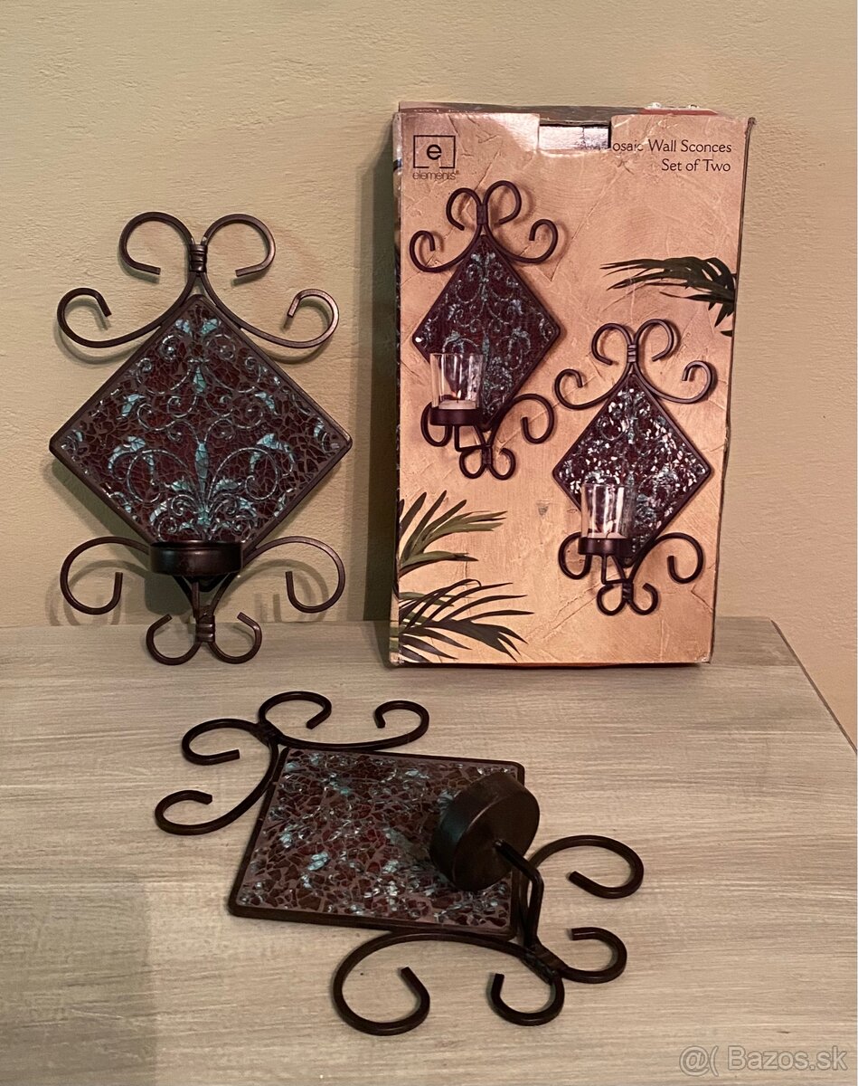 Nástenné stojany na sviečky