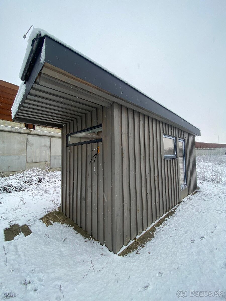 Drevodomček "tiny house" - chata, chalupa, rybárska chatka