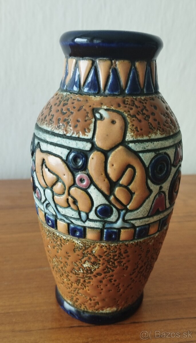 Starožitná keramická váza - AMPHORA