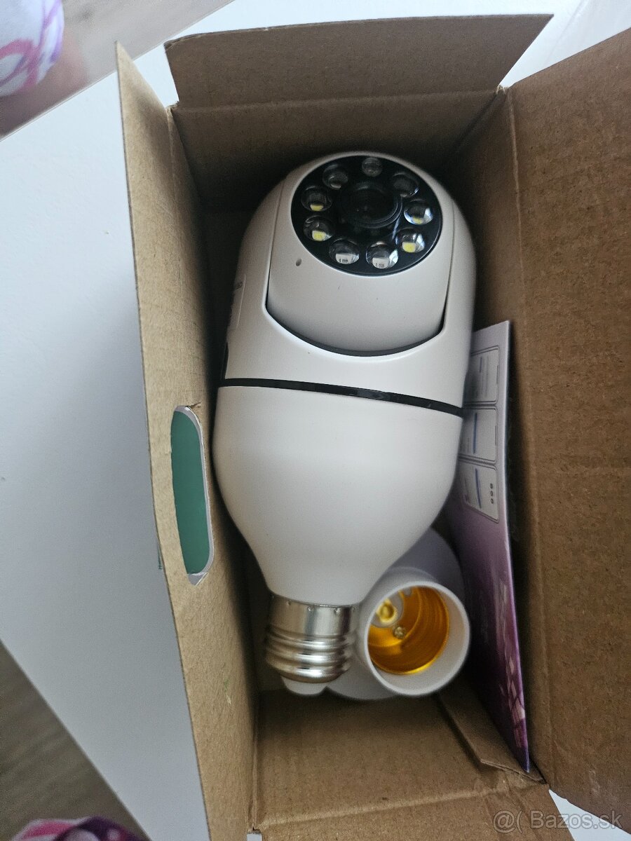 panoramaticka ziarovkova wifi kamera E27