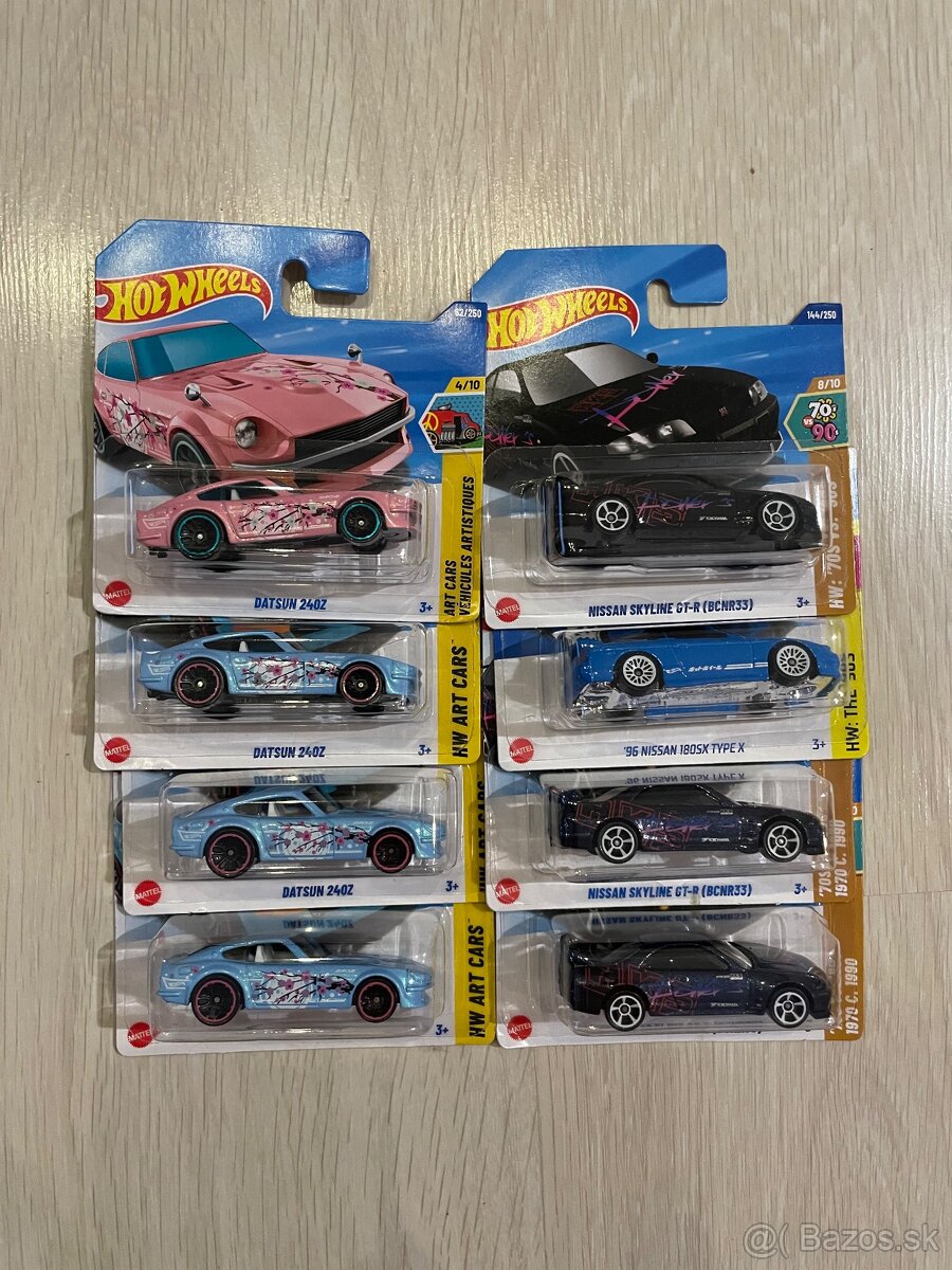 HotWheels Japonské autá