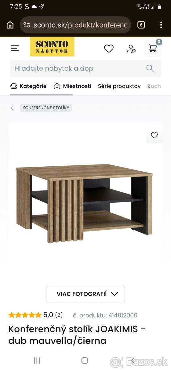 Nový konferenčný stolík