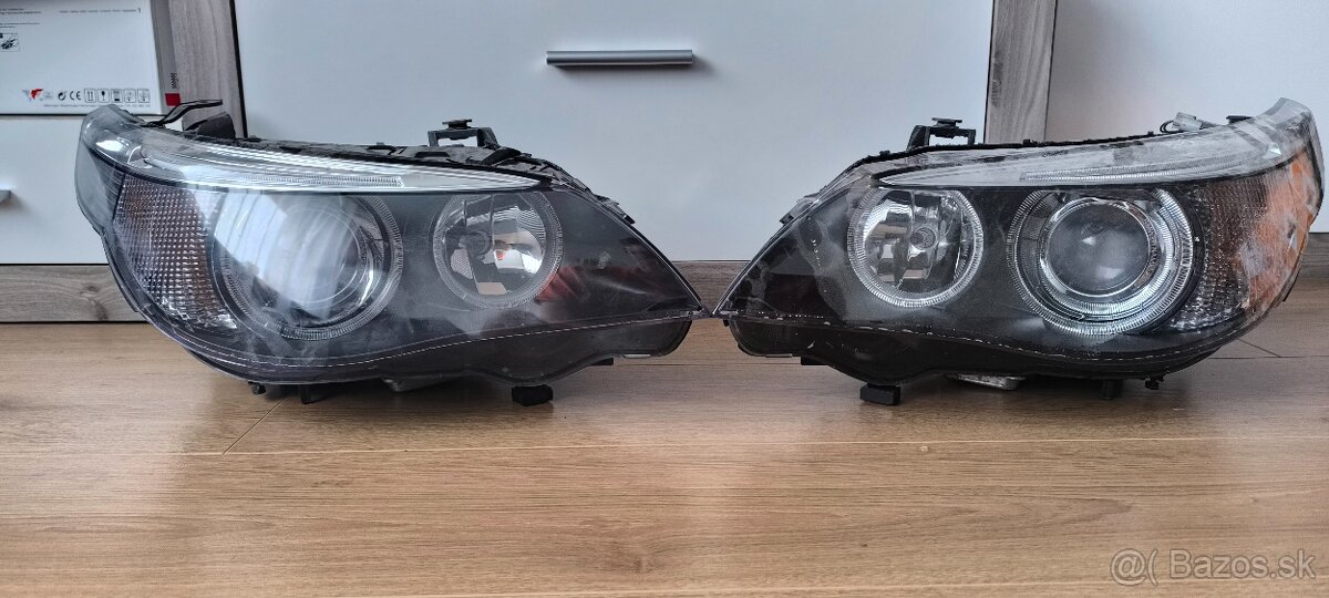 Predné svetlá BMW E60/61 xenon, bez natáčania, predfacelif