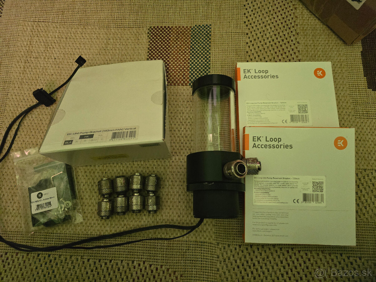 EK WB XRES 140 Revo D5 - Acetal a EK WB fitingy 10/16 mm