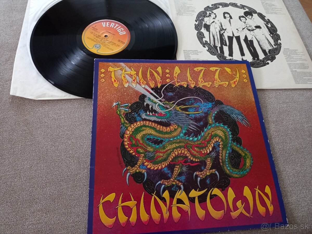 THIN LIZZY “Chinatown” /Vertigo1980/orig embossed cover,+or