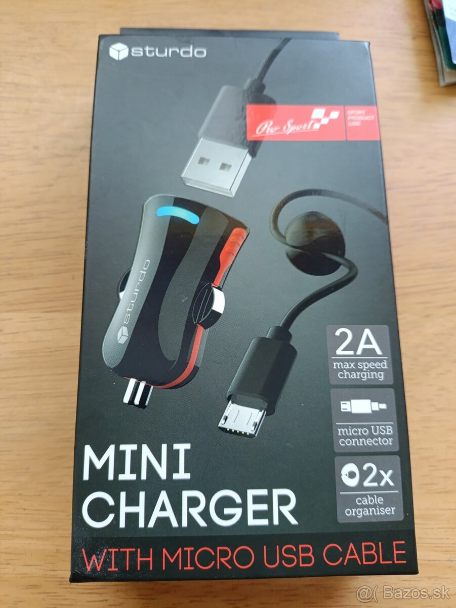 Micro USB autonabíjačka
