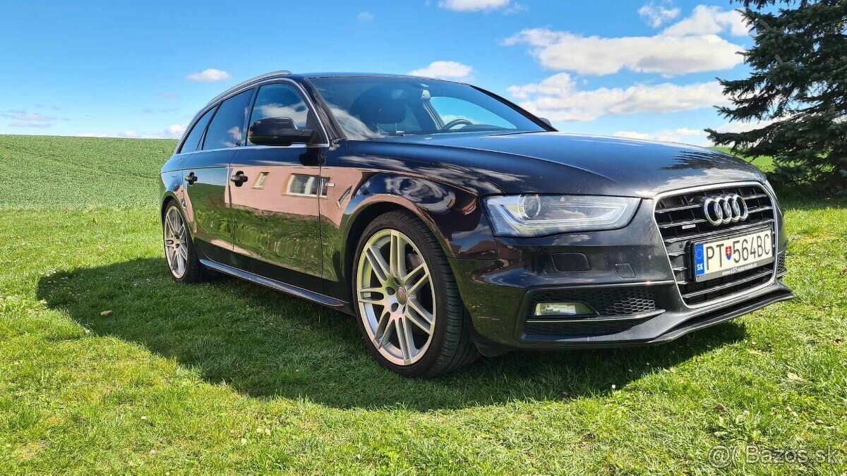 Audi A4 B8 Avant 3.0TDI V6 quattro, 3x s-line, nová STK 5/27