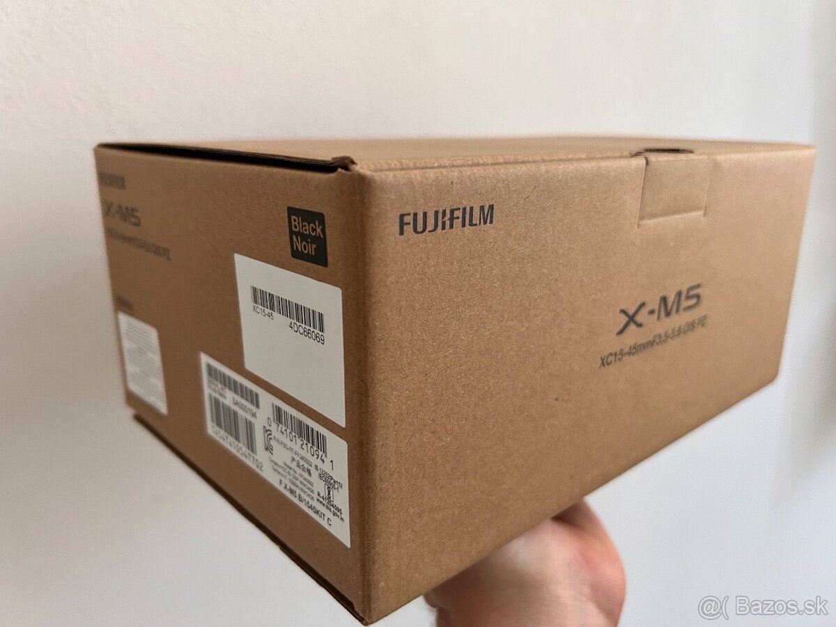 Fujifilm X-M5, XC15-45 OIS, 3 roky zaruka