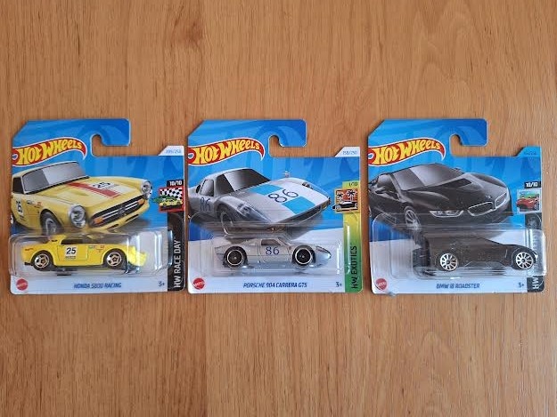 Hot wheels Honda Porsche BMW