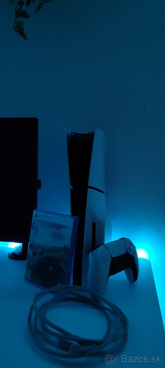 🎮 PS5 Slim 1TB + The Crew Motorfest + Ethernet kábel🕹️