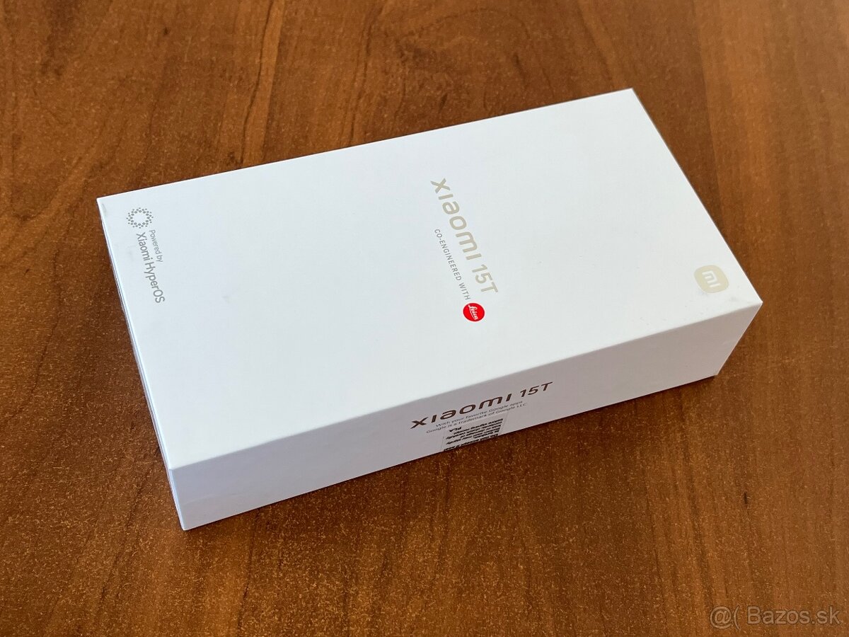 Nový Xiaomi 15T 12GB / 256GB Black + Záruka