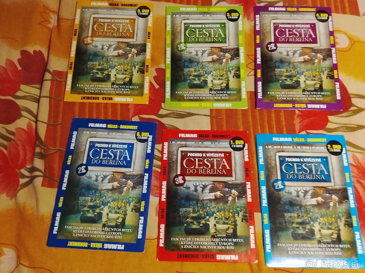 DVD 2 svetová vojna cesta do Berlina,Hrdinov 2 sv vojny