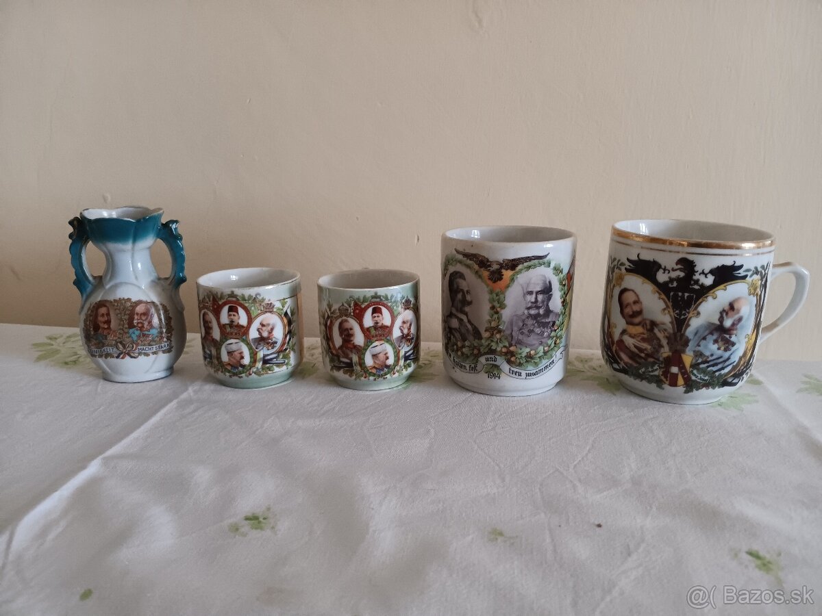 Šálky - Franz Jozef, Rakusko Uhorsko