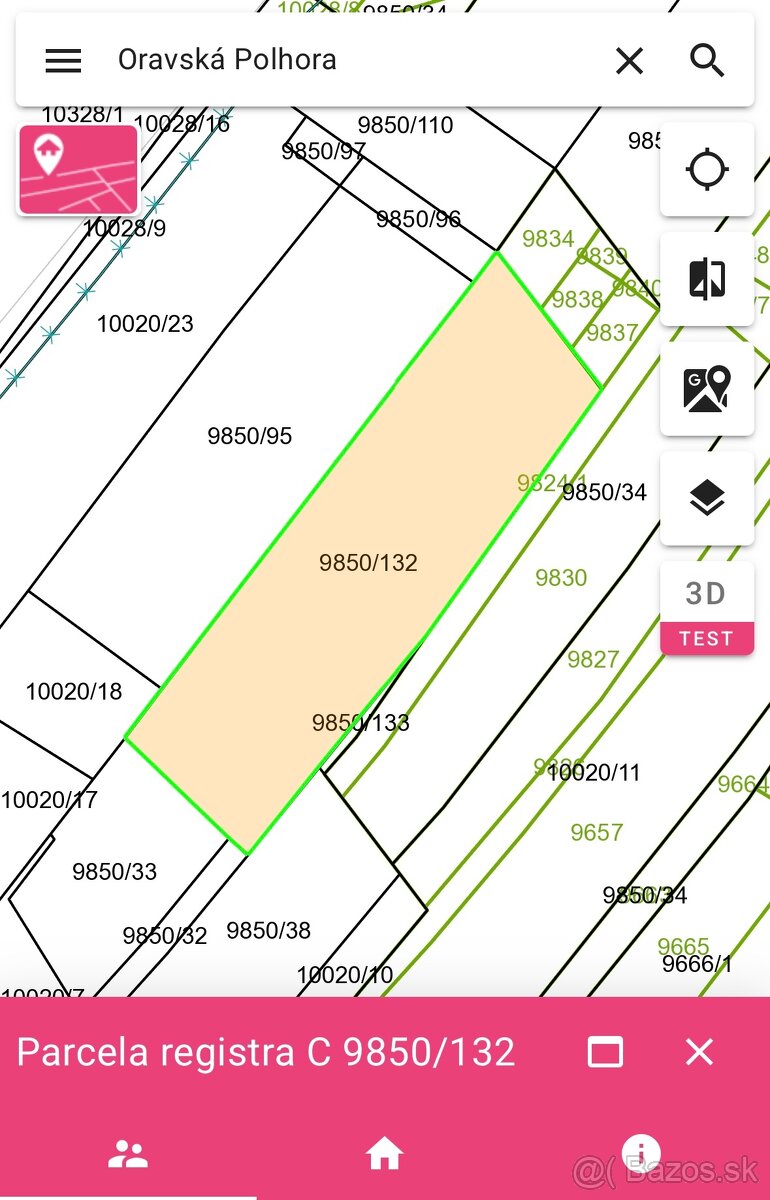 Pozemok Oravska Polhora