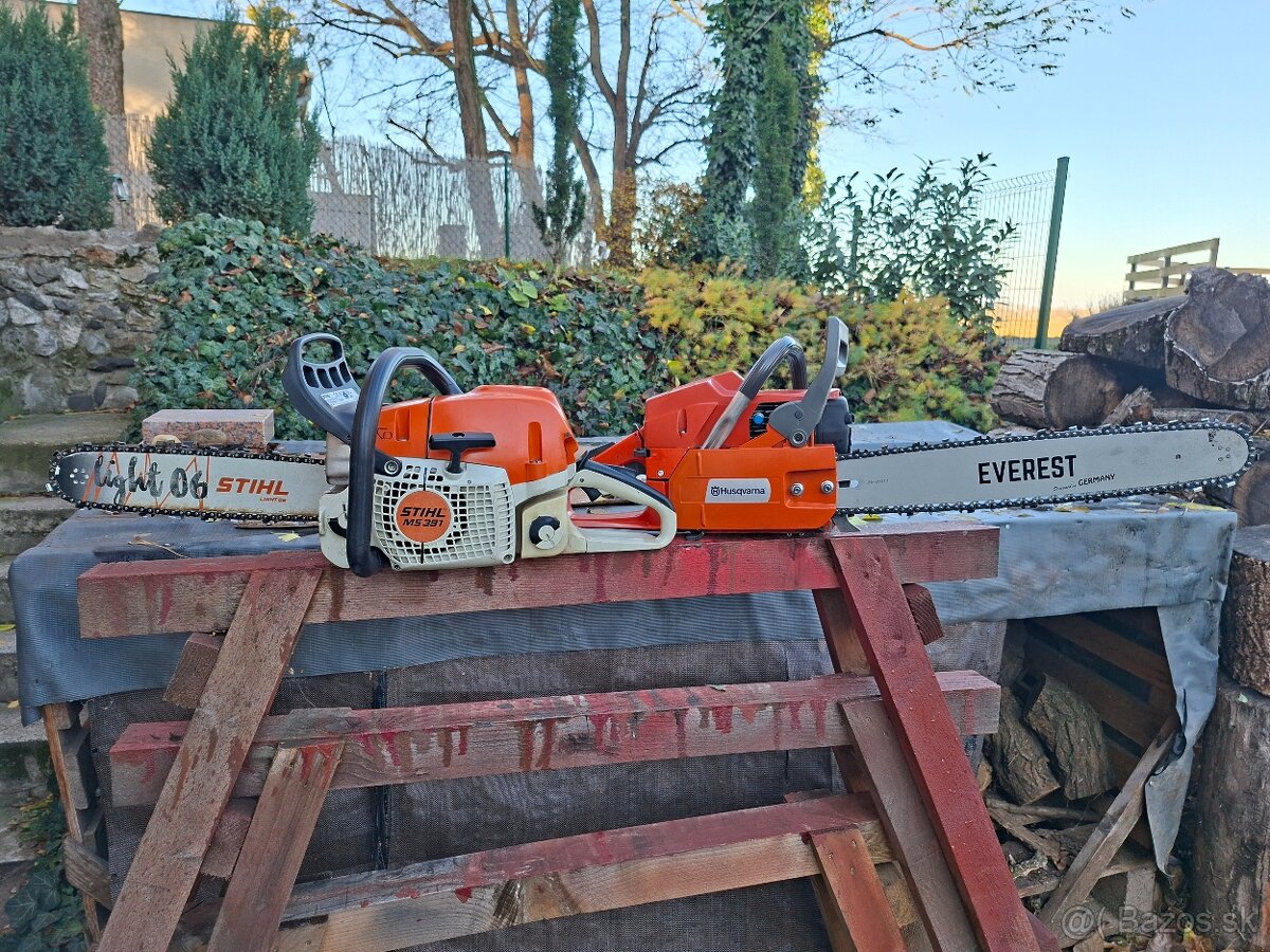 Predám pílu Stihl MS391, Husqvarna 272XP