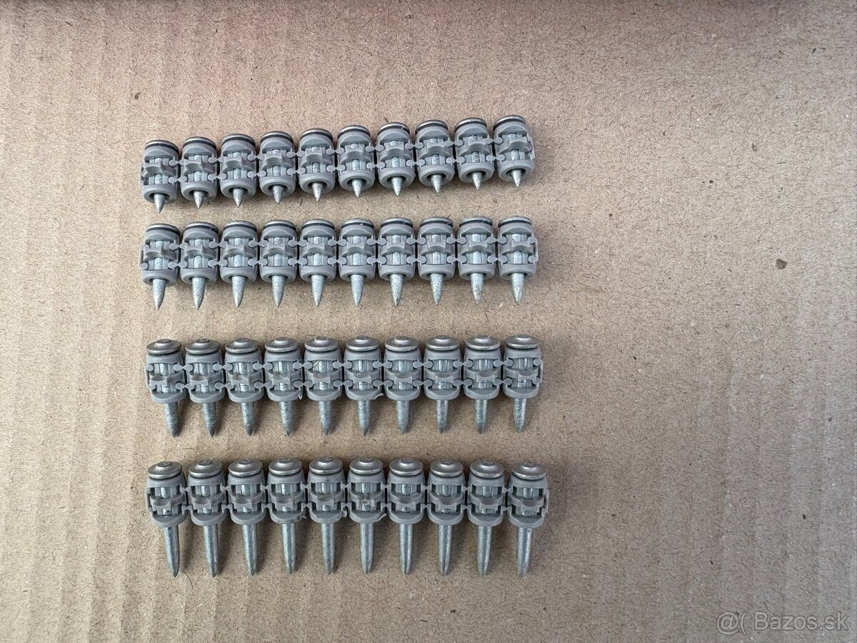 Predám rôzne klince HILTI do BX3