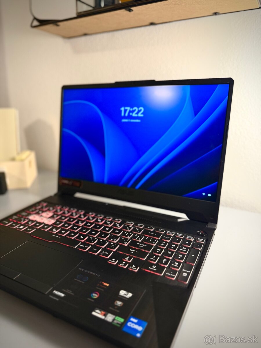 Predám herný NTB ASUS TUF F15, AKO NOVY