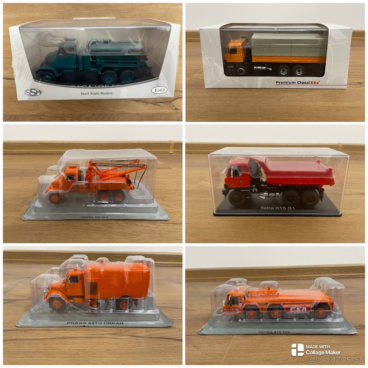 Tatra,V3S,Praga - modely 1:43