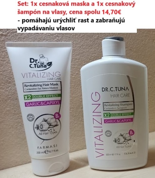 Set cesnakový šampón + cesnaková maska