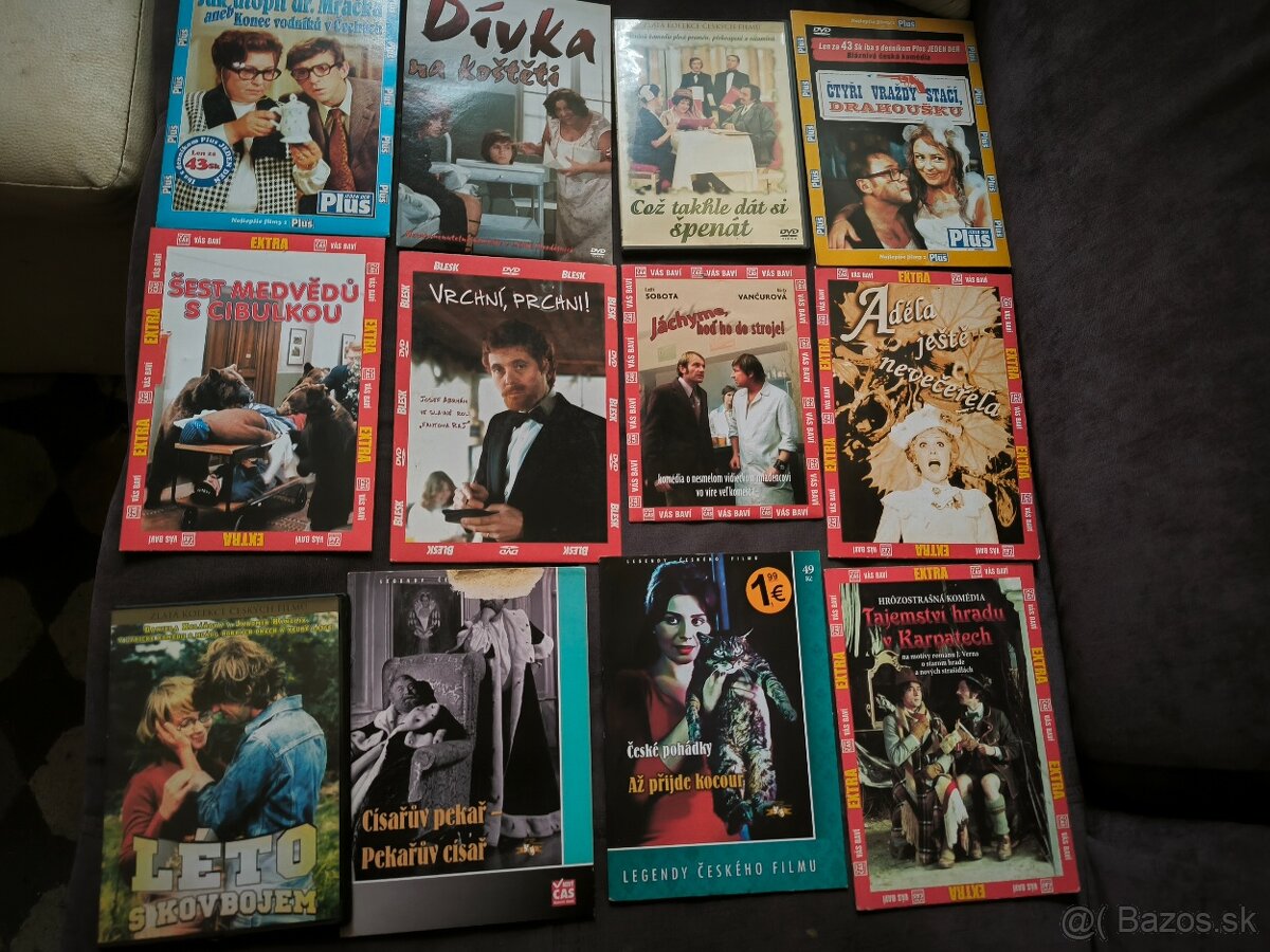 Veľká zbierka českých filmov na DVD
