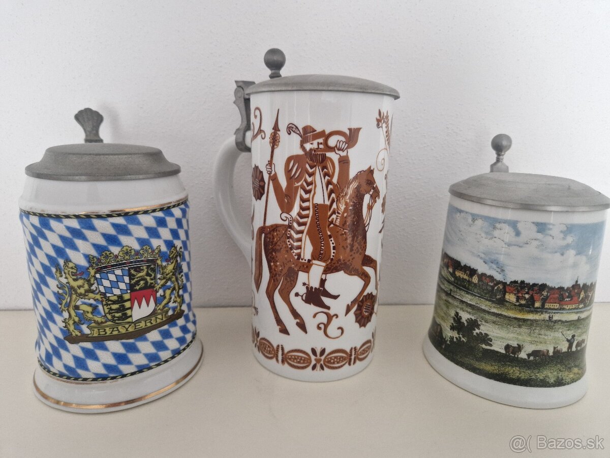 Keramicke krigle na pivo