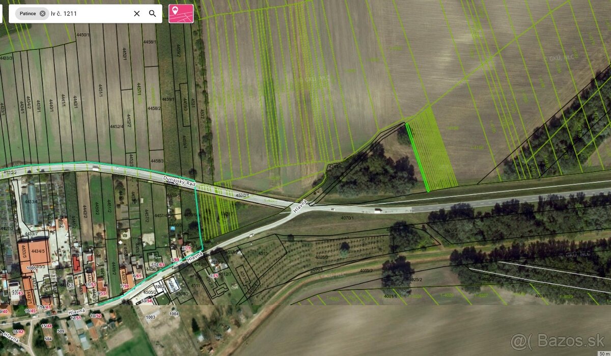 Patince - orná pôda