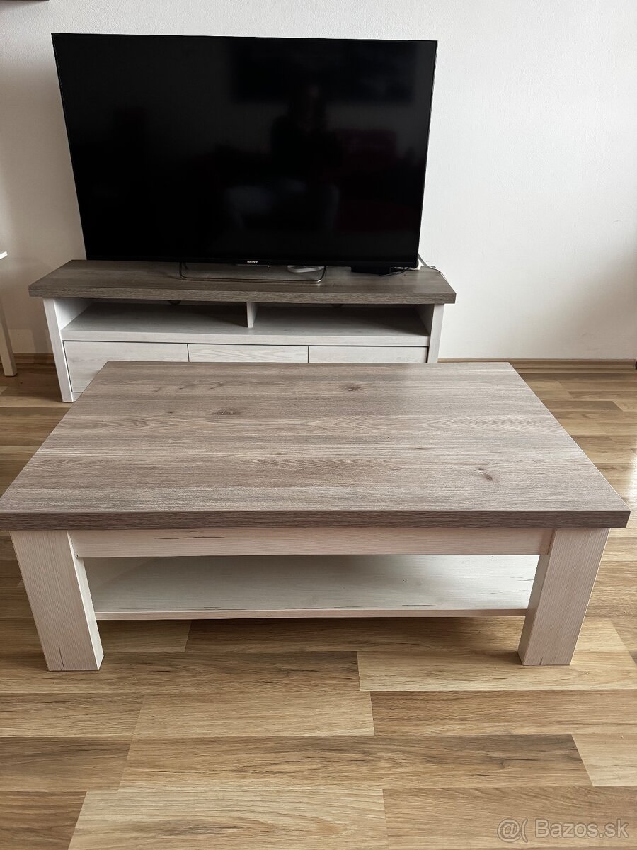 TV skrinka so stolíkom