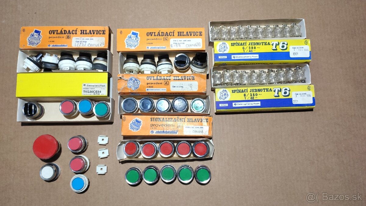 Signalky, kontrolky, trafo