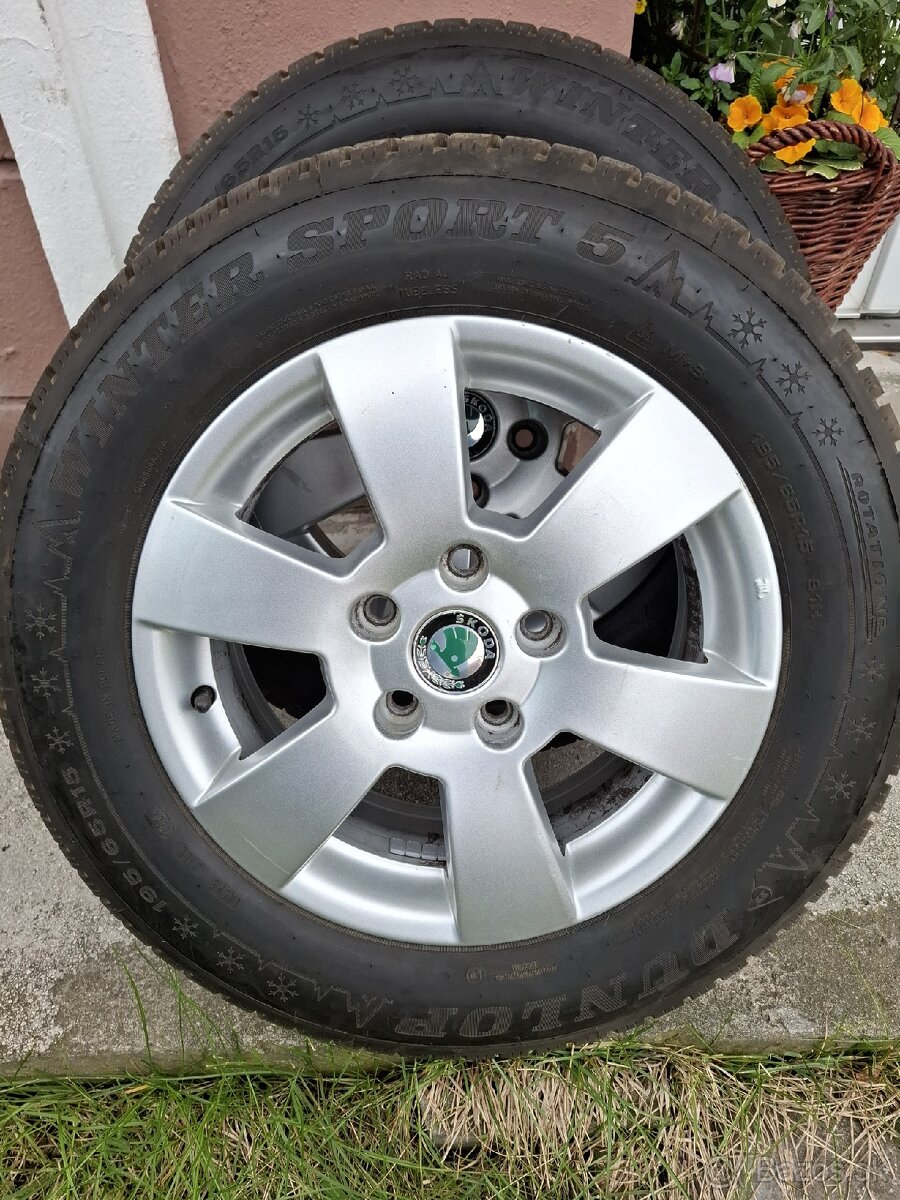 Škoda Deimos 5x112 , 195/65 r15 ZIMNE PNEU