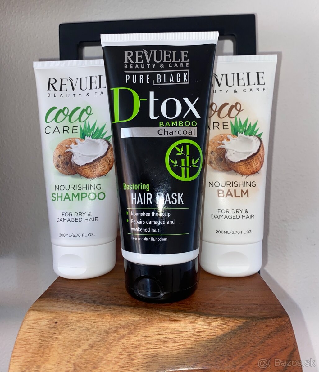 Revuele , Coco Oil Care Nourishing-šampón a balzam+D-tox