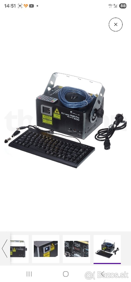 Stairville DJ Lase RGB Pro Advanced 1000 lasser show