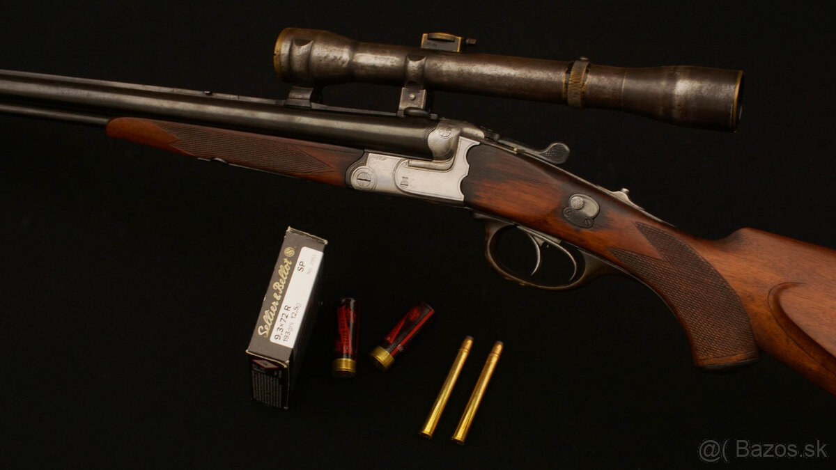 Predam trojak E. von Nordheim ZELLA MEHLIS 9,3x72R 16/70