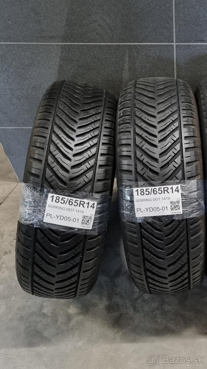 Celoročné pneumatiky 185/65 R14 SEBRING DOT1419
