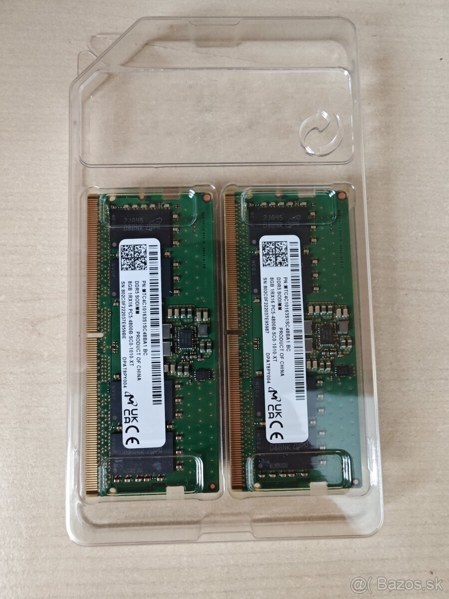 2×8GB DDR5 SO-DIMM
