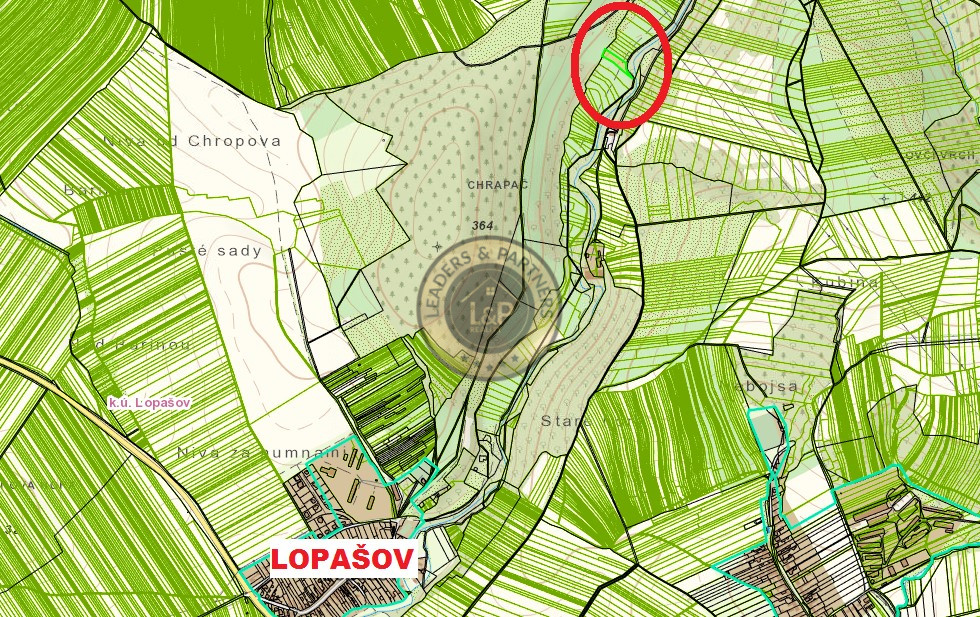 Na predaj pozemok k.ú. Lopašov okr. Skalica