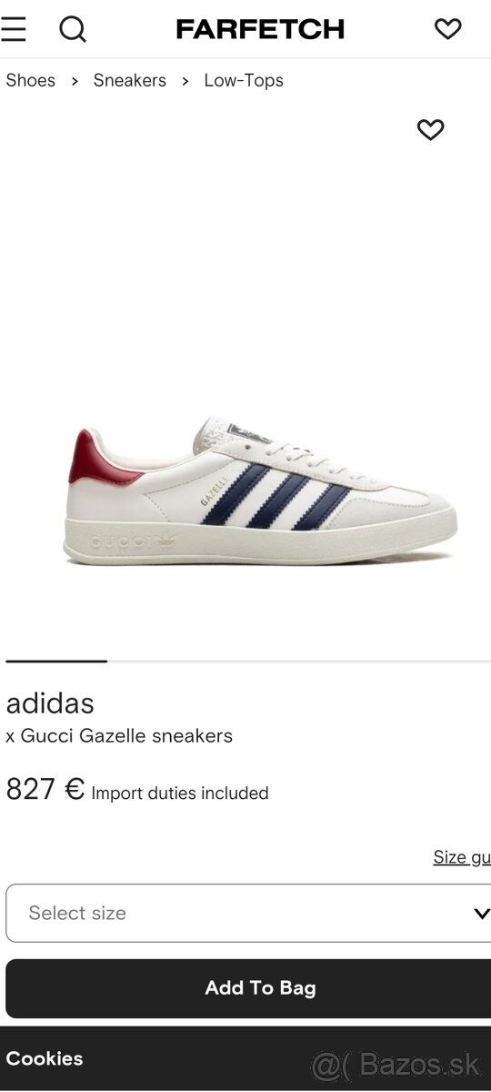 Gucci Adidas Gazelle