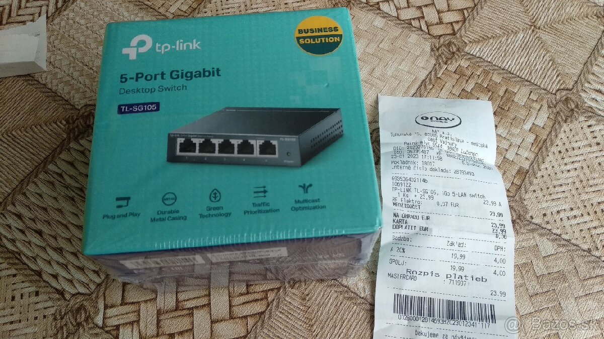 Switch TP-link TL-SG105 neotvoreny