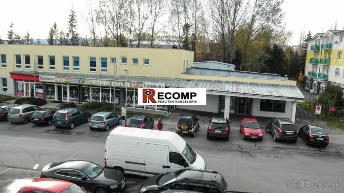 Priestory za OC Výkrik v Poprade na prenájom, 21-60 m2