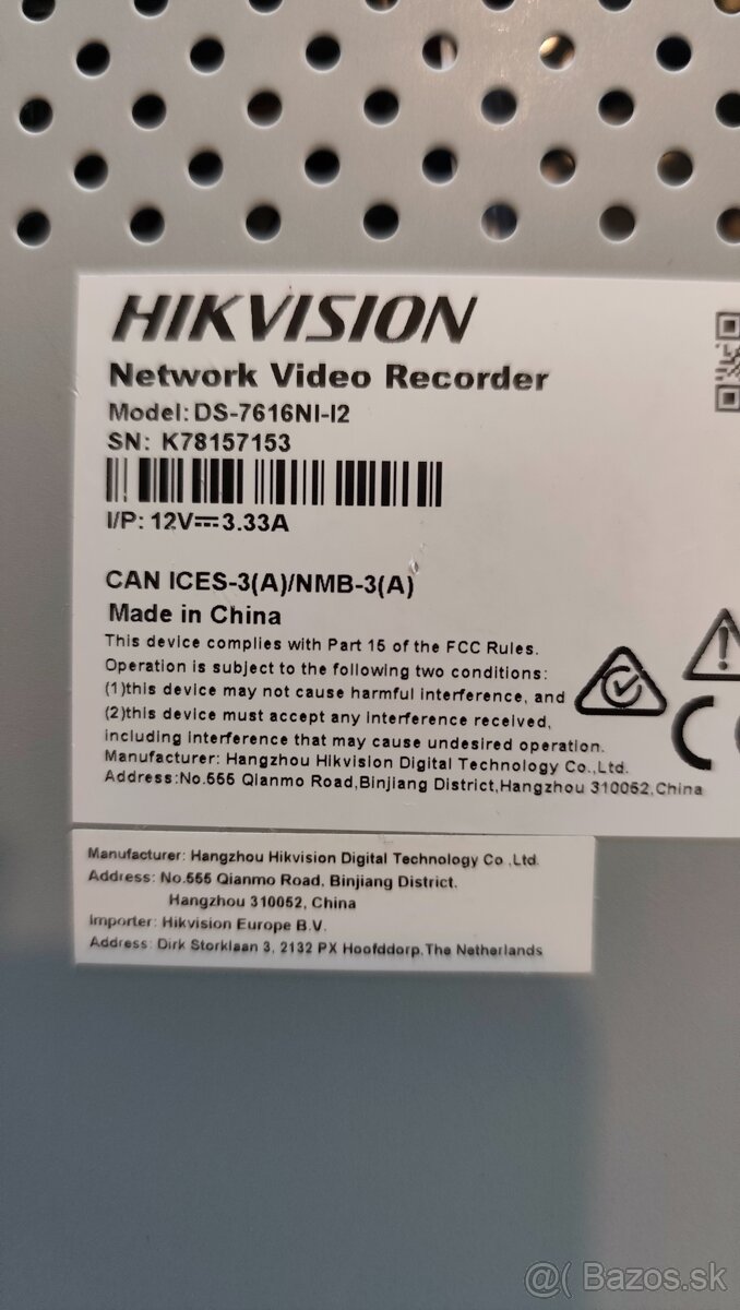 Hikvision 4k NV rekordér