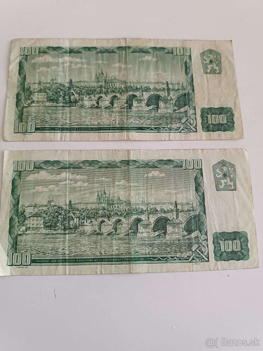 Predám bankovky na fotkách