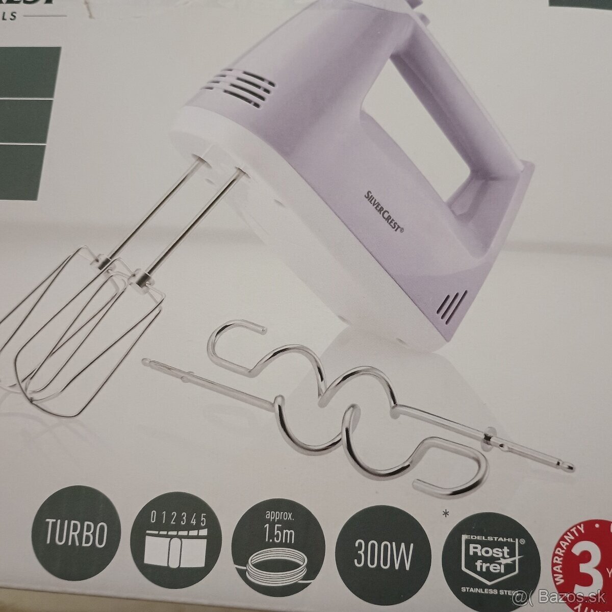 Nový nepoužitý šľahač