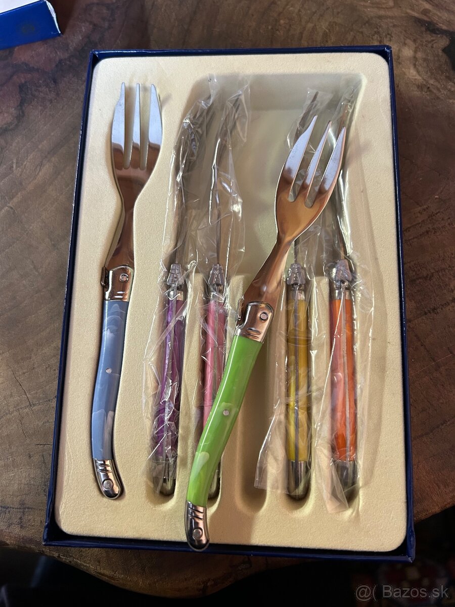 Laguiole dezertné vidličky – sada 6 ks (pôvodne zabalene)