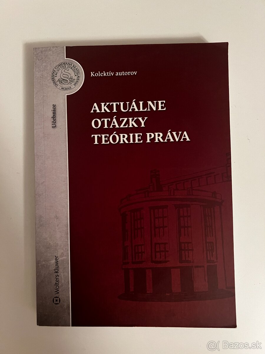 Kniha Aktuálne otázky Teórie práva