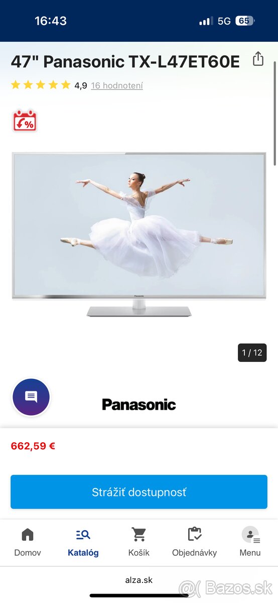 47" Panasonic TX-L47ET60E