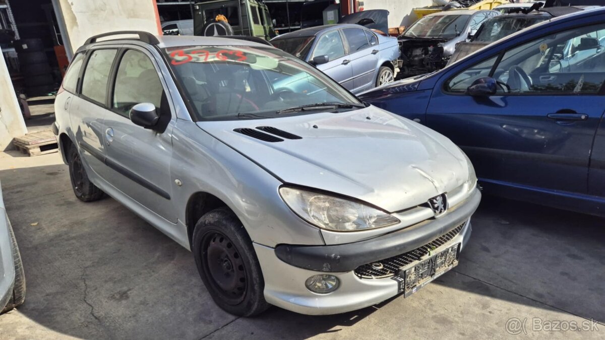Peugeot 206 SW 1,4HDI 50kw kód motora: 8HZ