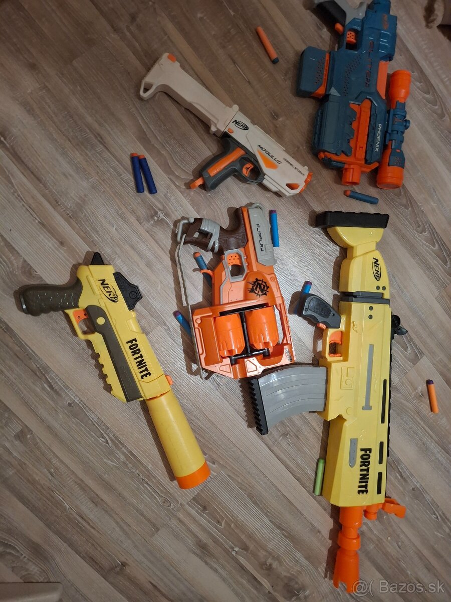 Predám nerf zbrane