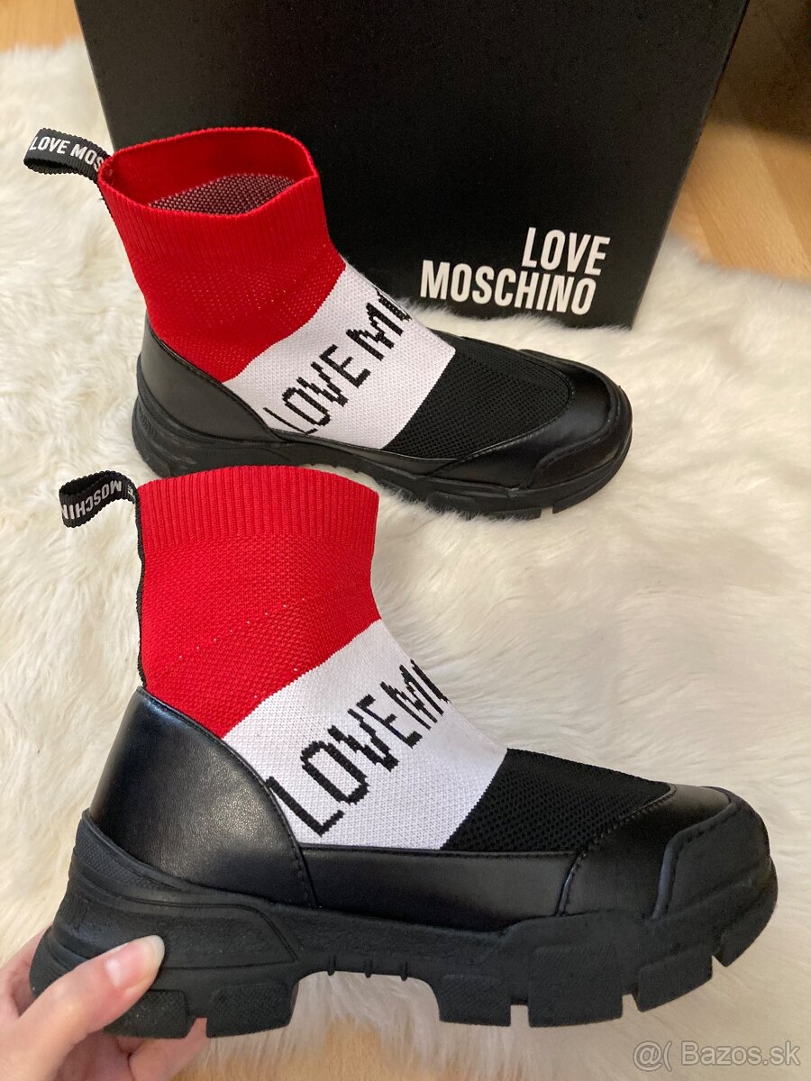 Tenisky ponožkové Love Moschino