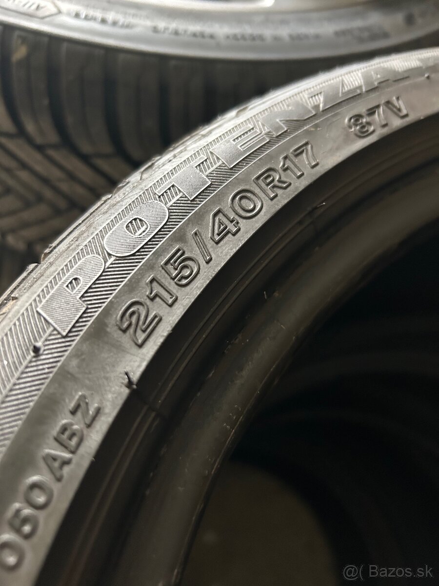 215/40 r17 bridgestone letné