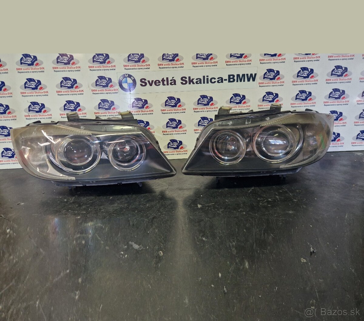 Svetlomety BMW E90 predf bixenony