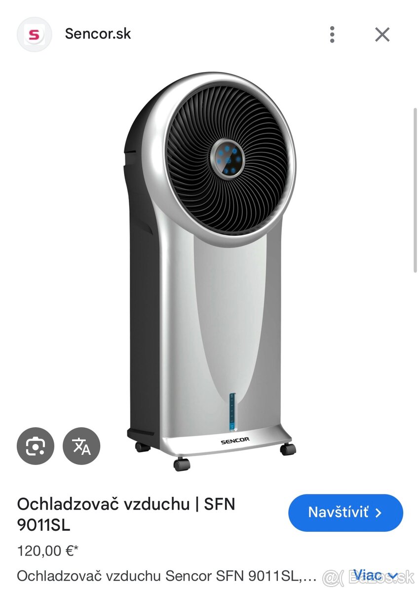 Predám ochladzovač vzduchu SENCOR